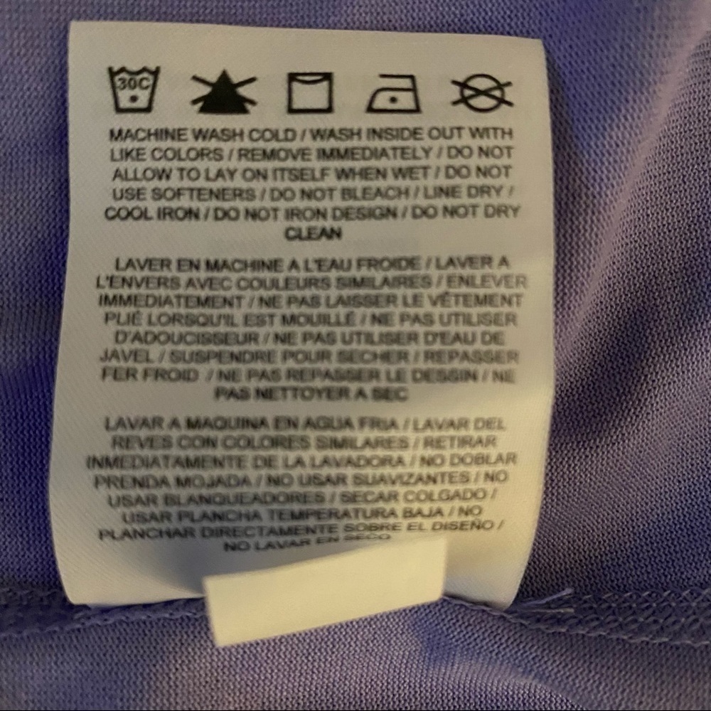 Nike Purple Dri-FIT Tee with Red Print - Picture 5 of 5